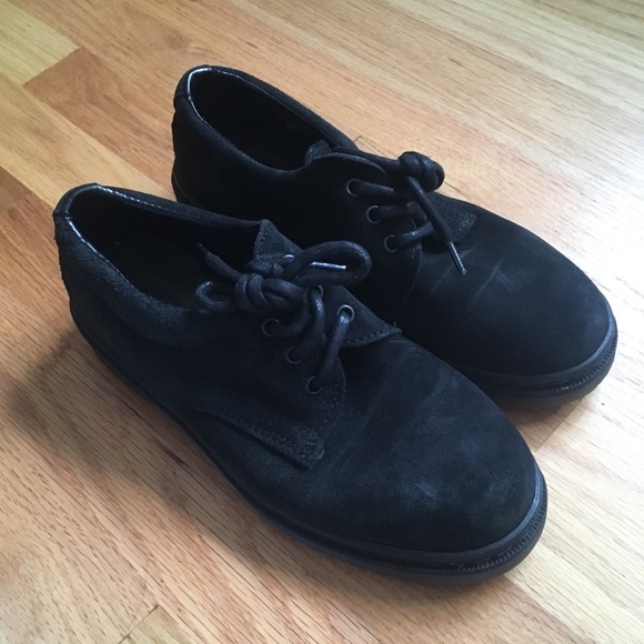 Black Suede Topshop Shoes - Picture 1 of 5